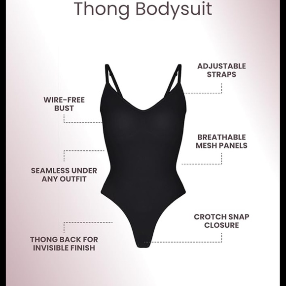 Women’s Tummy Control Body Shaper Seamless Low Back Shapewear - Picture 2 of 7